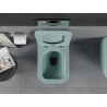 Mexen Teo WC mísa Rimless se zpomaleným sklápěním slim, duroplast, světle zelená mat - 30854048