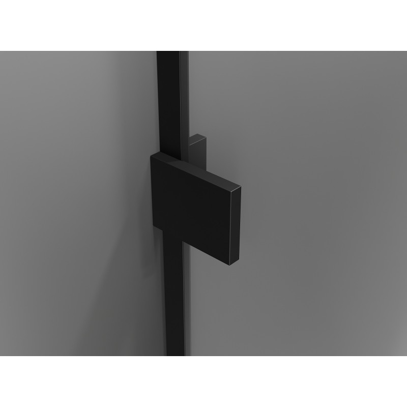 Mexen Lunar Duo sprchové dveře otočné 200 cm, transparentní, černé - 834D-200-000-70-00