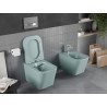 Mexen Teo WC mísa Rimless se zpomaleným sklápěním slim, duroplast, světle zelená mat - 30854048