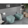Mexen Teo WC mísa Rimless se zpomaleným sklápěním slim, duroplast, světle zelená mat - 30854048