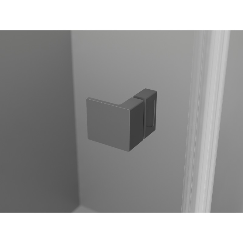 Mexen Lunar Dvojité sprchové dveře 140 cm, transparentní, gun metal - 834D-140-000-95-00