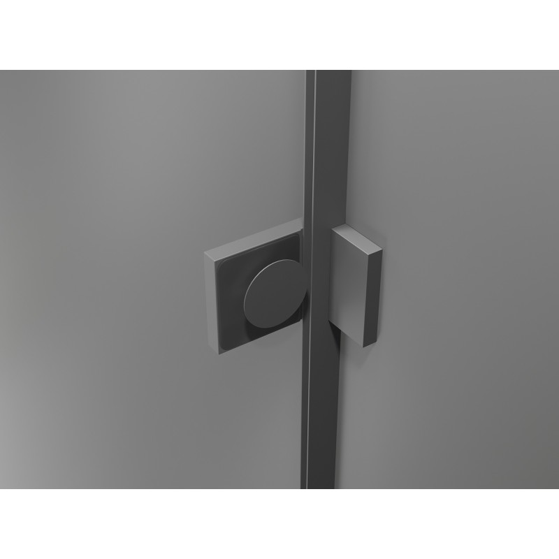 Mexen Lunar Duo sprchové dveře otočné 170 cm, transparentní, gun metal - 834D-170-000-95-00