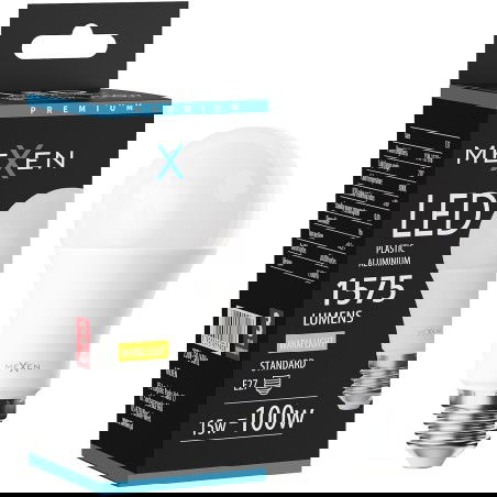Mexen Nova LED žárovka E27, A60, 15W, Teplá - 3000K, 1575 lm - L100-E27-1530-01