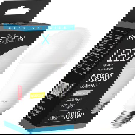 Mexen Nova LED žárovka E27, A70, 18W, Teplá - 3000K, 1890 lm - L100-E27-1830-01