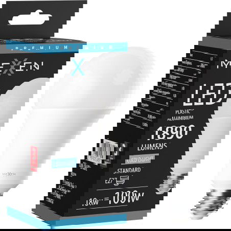 Mexen Nova Žárovka LED E27, A70, 18W, Studená - 6500K, 1890 lm - L100-E27-1865-01