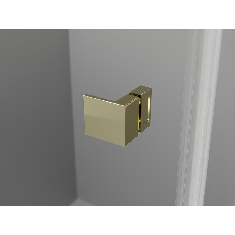 Mexen Lunar L Duo sprchové dveře výklopné 180 cm, transparentní, zlaté - 834DL-180-000-50-00