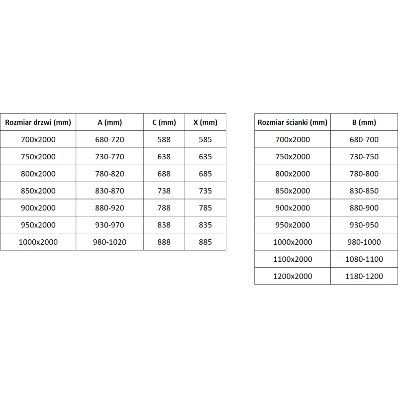 Mexen Exo sprchový kout s otočnými dveřmi 100 x 110 cm, transparentní, chrom - 817-100-110-01-00