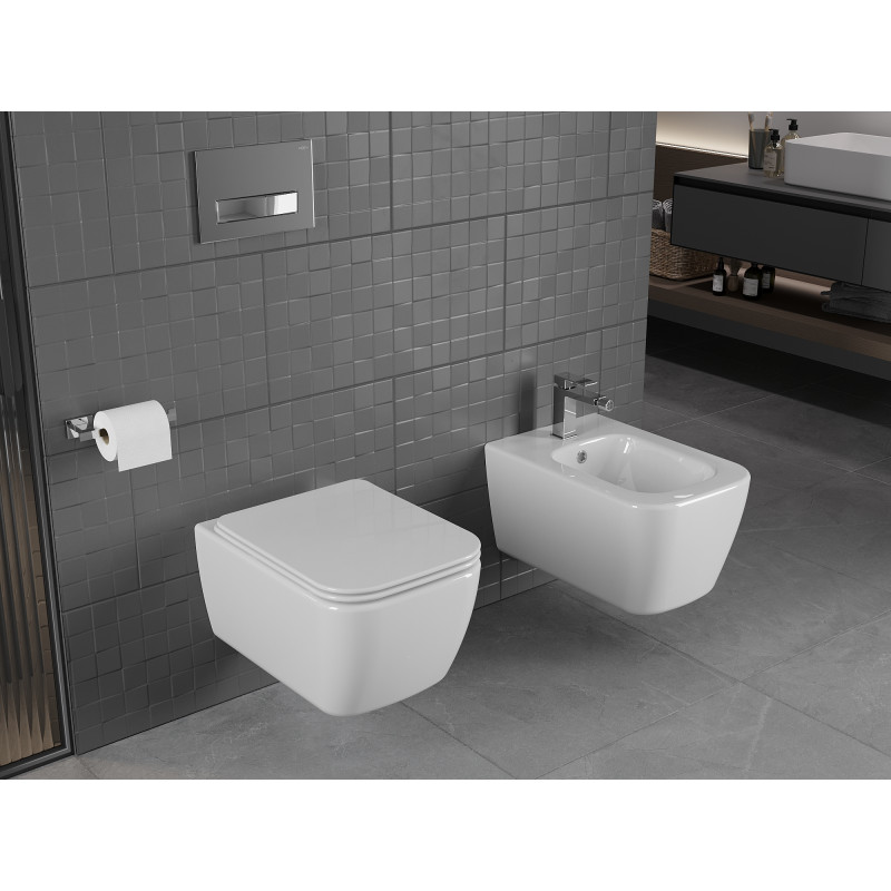 Mexen Stella WC mísa Rimless, bílý lesk - 3368XX00