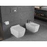 Mexen Stella WC mísa Rimless se sedátkem pomalu padající slim, duroplast, bílý lesk - 30680800