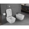Mexen Stella WC mísa Rimless se sedátkem pomalu padající slim, duroplast, bílý lesk - 30680800