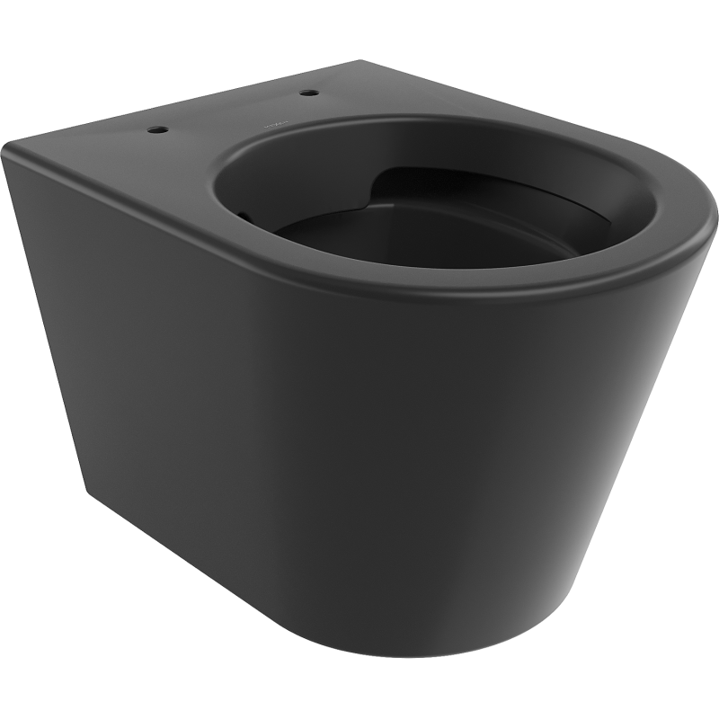 Mexen Rico WC mísa Rimless, černá matná - 3372XX85