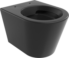 Mexen Rico WC mísa Rimless, černá matná - 3372XX85
