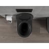 Mexen Rico WC mísa Rimless s pomalu sklápěcím tenkým sedátkem, duroplast, černá mat - 30720185