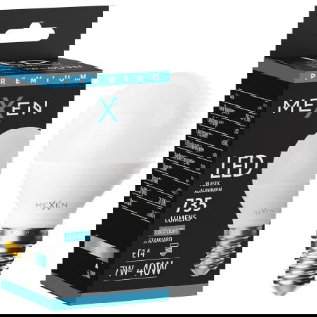 Mexen Nova LED žárovka E14, G45, 7W, Studená - 6500K, 735 lm - L101-E14-0765-01