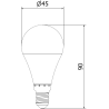 Mexen Nova LED žárovka E14, G45, 9W, Neutrální - 4000K, 945 lm - L101-E14-0940-01