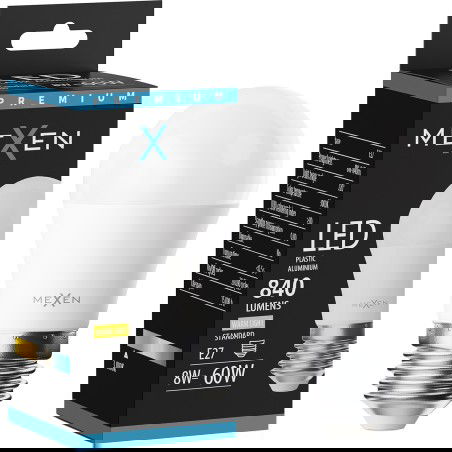 Mexen Nova LED žárovka E27, G45, 8W, Teplá - 3000K, 840 lm - L101-E27-0830-01