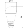 Mexen Nova LED žárovka E27, G45, 10W, Neutrální - 4000K, 1055 lm - L101-E27-1040-01