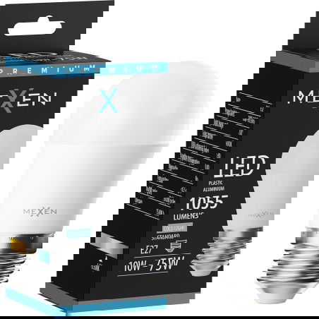 Mexen Nova LED žárovka E27, G45, 10W, Studená - 6500K, 1055 lm - L101-E27-1065-01