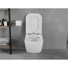 Mexen Elis WC mísa Rimless s pomalu padajícím sedátkem slim, duroplast, bílý lesk - 30910600