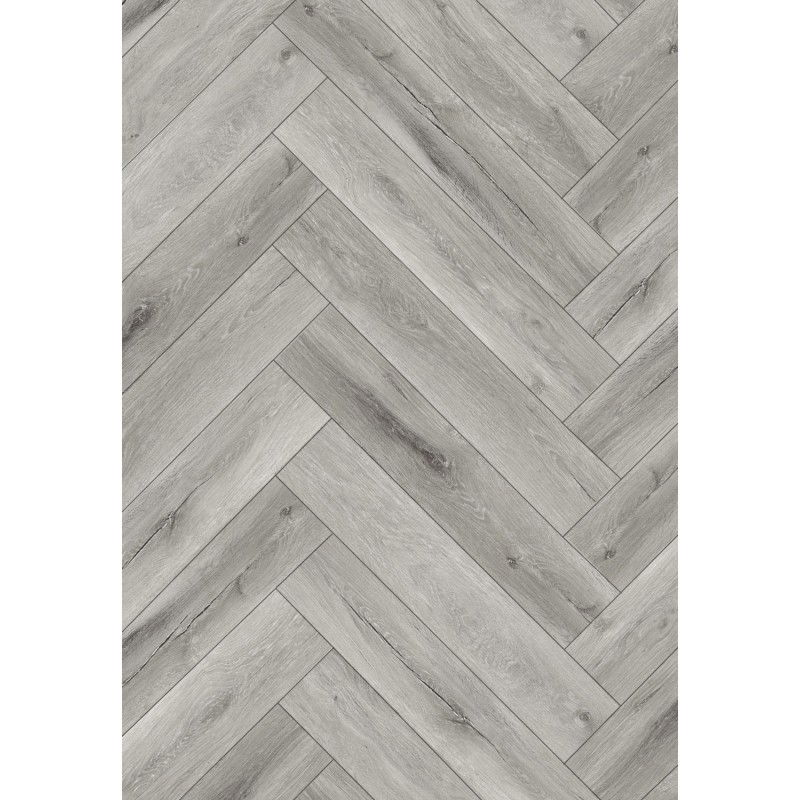 Mexen Boone vinylové panely rybí kost 635 x 127 mm SPC 6,5 mm podložka 1,5 mm, 4 V-fuga, Dub - F1192-0635-127-505-4V1-01