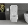 Mexen Madox WC mísa Rimless s pomalu padajícím slim sedátkem, duroplast, bílý lesk - 30154000
