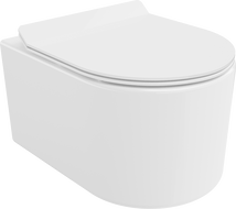 Mexen Sofia WC mísa Rimless s pomalu se zavírajícím tenkým sedátkem, duroplast, bílý lesk - 30540100