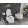 Mexen Sofia WC mísa Rimless s pomalu padajícím prkénkem slim, duroplast, bílý lesk - 30540100
