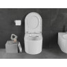 Mexen Sofia WC mísa Rimless s pomalu klesajícím tvrdým sedátkem, duroplast, bílý lesk - 30540200