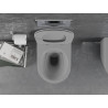 Mexen Lena wc mísa Rimless se sedátkem s tichým zavíráním slim, duroplast, světle šedá mat - 30224061