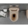 Mexen Lena WC mísa Rimless s pomalu sklopným sedátkem slim, duroplast, cappuccino mat - 30224064