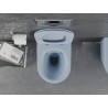 Mexen Lena WC mísa Rimless s pomalu zavíracím slim sedátkem, duroplast, šedo-modrá matná - 30224069