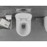 Mexen Lena WC mísa Rimless s pomalu padajícím slim sedátkem, duroplast, bílá vzor - 30224099