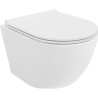 Mexen Lena WC mísa Rimless s pomalu klesající deskou slim, duroplast, bílý lesk - 30220500