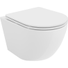 Mexen Lena WC mísa Rimless s pomalu se zavírající deskou slim, duroplast, bílá lesk - 30220300