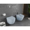 Mexen Lena WC mísa Rimless s pomalu zavíracím slim sedátkem, duroplast, šedo-modrá matná - 30224069
