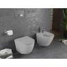 Mexen Lena wc mísa Rimless se sedátkem s tichým zavíráním slim, duroplast, světle šedá mat - 30224061