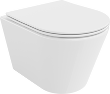 Mexen Rico WC mísa Rimless s prkénkem s pomalým uzavíráním slim, duroplast, bílý lesk - 30720400