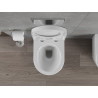Mexen Rico wc mísa Rimless s pomalu zavíratelným tvrdým sedátkem, duroplast, bílý lesk - 30720200