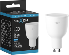 Mexen Nova LED žárovka GU10, 12W, Studená - 6500K, 1260 lm - L108-GU10-1265-01