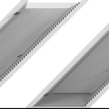 Mexen Lunar-B levé křídlové sprchové dveře 45 cm, transparentní, gun metal - 832-045-000-95-00-L