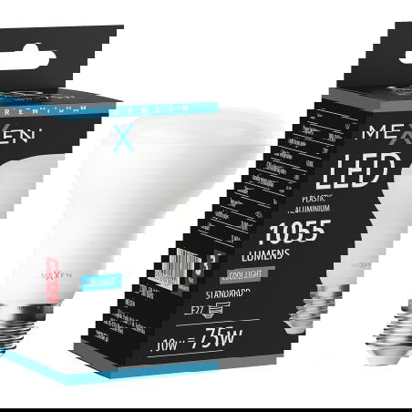 Mexen Nova LED žárovka E27, R63, 10W, Studená - 6500K, 1055 lm - L104-E27-1065-01