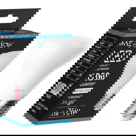 Mexen Nova LED žárovka E27, R63, 12W, Neutrální - 4000K, 1260 lm - L104-E27-1240-01