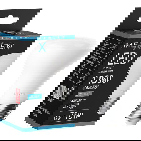 Mexen Nova Žárovka LED E27, R63, 12W, Studená - 6500K, 1260 lm - L104-E27-1265-01