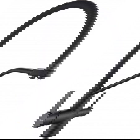 Mexen Duo kuchyňská baterie, černá - 671701-70