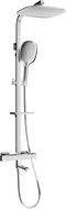 Mexen CQ22 sada vanovo-sprchová s dešťovou a termostatickou baterií, chrom - 779102295-00