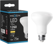 Mexen Nova Žárovka LED E27, R80, 12W, Teplá - 3000K, 1260 lm - L105-E27-1230-01
