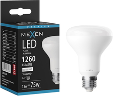 Mexen Nova LED žárovka E27, R80, 12W, Neutrální - 4000K, 1260 lm - L105-E27-1230-01 - L105-E27-1240-01