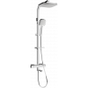 Mexen CQ33 koupelnová a sprchová sada s dešťovou sprchou a termostatickou baterií, chrom - 779103395-00