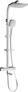Mexen CQ33 koupelnová a sprchová sada s dešťovou sprchou a termostatickou baterií, chrom - 779103395-00