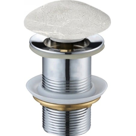 Mexen klik-klak kulatý uzávěr, šedý kámen - 79910-91